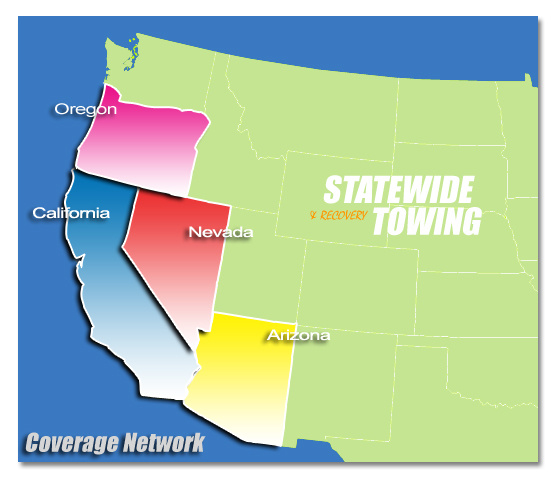 STATEWIDE TOWING & RECOVERY - COVERAGE MAP